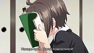Хентай эльфийка вместе с подругой и парнем трахается