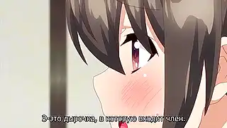 Хентай эльфийка вместе с подругой и парнем трахается