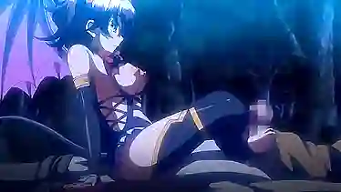 С русской озвучкой хентай аниме Succubus Connect — секс сестры ради бро