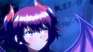 С русской озвучкой хентай аниме Succubus Connect — секс сестры ради бро
