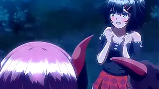 С русской озвучкой хентай аниме Succubus Connect — секс сестры ради бро