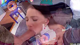 Такой большой член - и сразу ебля в попку на кастинге