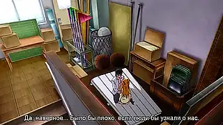 Жирный учитель ебет молодую студентку в хентай аниме порнухе