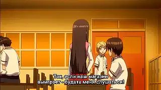 Хентай с горничными цыпочками, стонущими от спермы